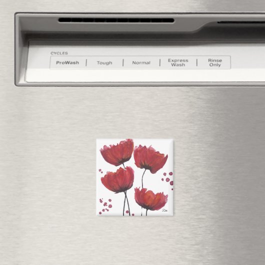 Poppy Liebe Magnet (In Situ (Geschirrspüler))