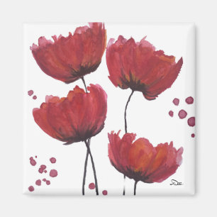 Poppy Liebe Magnet