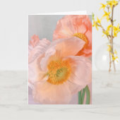 Poppy Love Karte (Gelbe Blume)