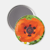 Poppy Magnet (Vorderseite/Rückseite)