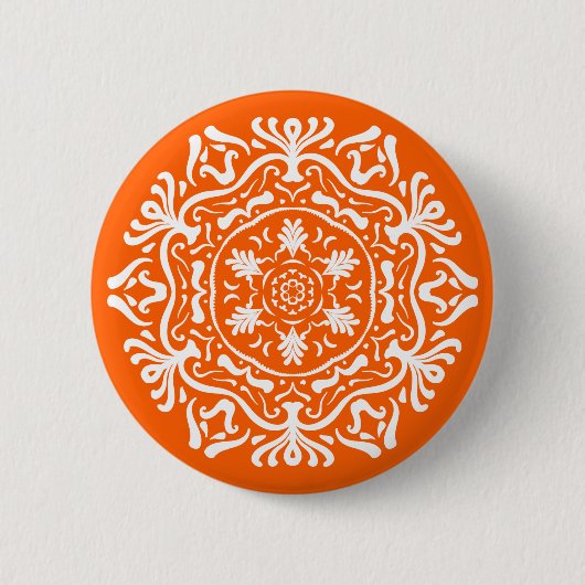 Poppy Mandala Button (Vorderseite)