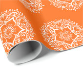 Poppy Mandala Geschenkpapier (Rolleneckpunkt)