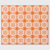 Poppy Mandala Geschenkpapier (Flach)