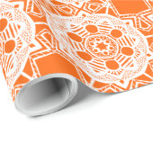 Poppy Mandala Geschenkpapier (Rolleneckpunkt)