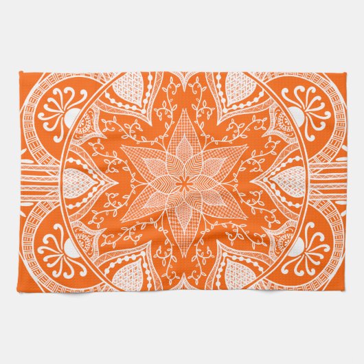 Poppy Mandala Handtuch (Horizontal)