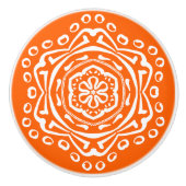 Poppy Mandala Keramikknauf (Vorderseite)