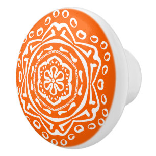 Poppy Mandala Keramikknauf