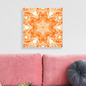 Poppy Mandala Leinwanddruck (Insitu (Wohnzimmer))