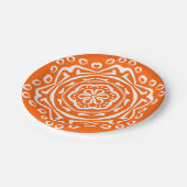 Poppy Mandala Pappteller (Schrägansicht)