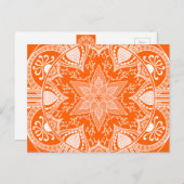 Poppy Mandala Postkarte (Vorne/Hinten)