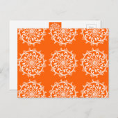 Poppy Mandala Postkarte (Vorne/Hinten)