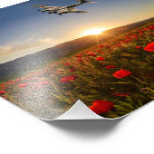 Poppy Mossie Fotodruck (Ecke)