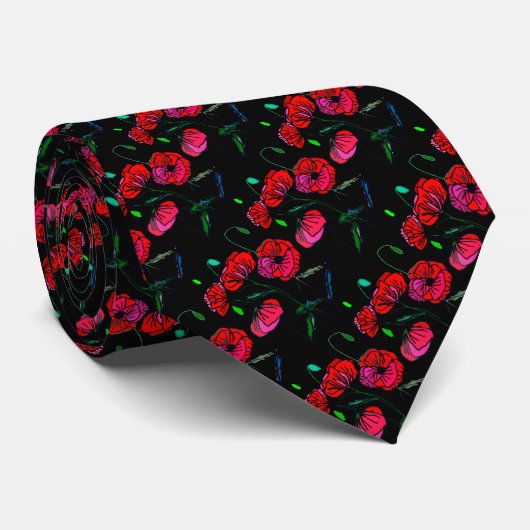 Poppy Neck Tie Krawatte (Gerollt)
