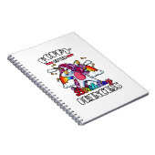 Poppy Of The Birthday Princess Unicorn Rainbow Bda Notizblock (Rechte Seite)