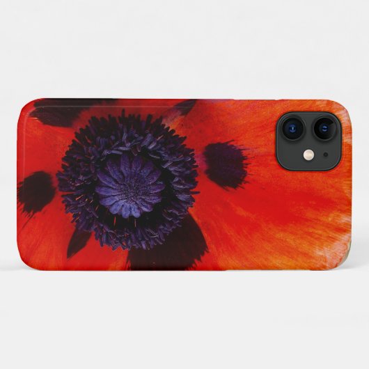 Poppy Orange Blume Foto Case-Mate iPhone Hülle (Rückseite (Horizontal))