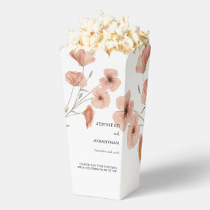 Poppy Orange Blume Wedding Geschenkschachtel