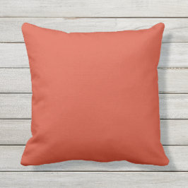 Poppy Orange Throw Kissen