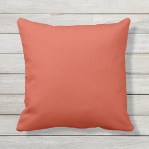 Poppy Orange Throw Kissen