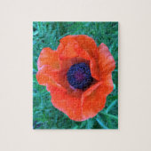 POPPY Oriental Red Orange — Puzzle (Vertikal)