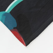 Poppy Papaver flowers Fleecedecke (Ecke)