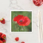 Poppy Paper Napkins Serviette (Beispiel)