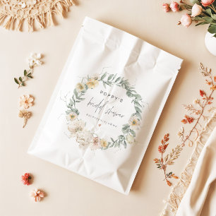 POPPY Pastel Wildblume Brautparty Geschenktütchen