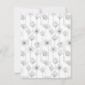 Poppy Personalisiert Stationierungskarte Mitteilungskarte (Rückseite)