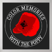 Poppy - Personalisierter Oben- und Untertext auf s Poster (Vorne)