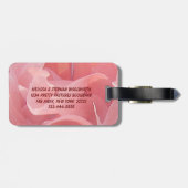 Poppy Petals Gepäckanhänger (Rückseite horizontal)