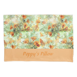 Poppy Pillowcase "Poppy's Pillow" benutzerdefinier Kissenbezug