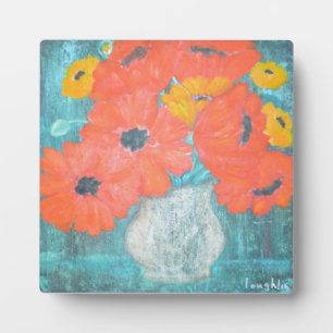 Poppy Plaque Fotoplatte