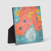 Poppy Plaque Fotoplatte (Vorderseite)