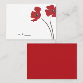 Poppy Platzkarten { Flat } (Vorne/Hinten)