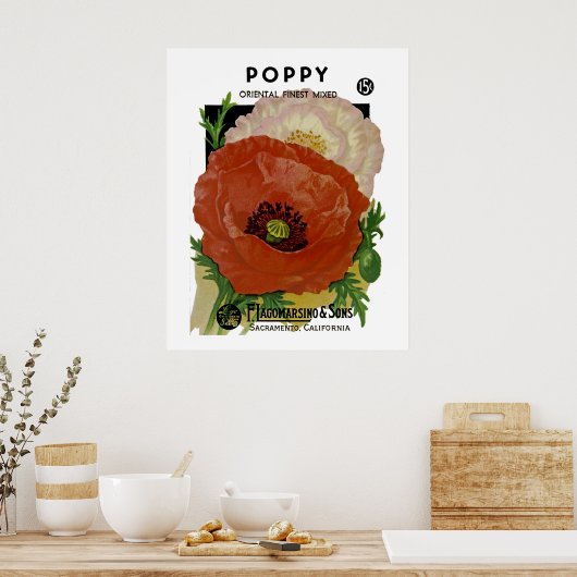 Poppy Poster (Küche)