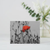 Poppy Postkarte (Stehend Vorderseite)