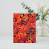 Poppy Postkarte (Stehend Vorderseite)