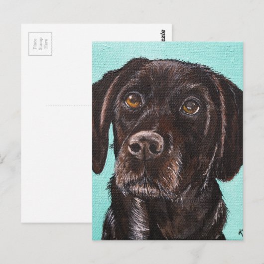 Poppy Postkarte (Vorne/Hinten)