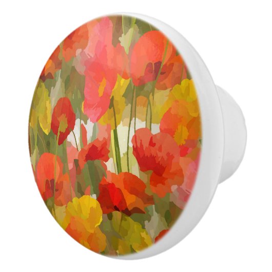 Poppy Power Large Keramikknauf (Rechts)