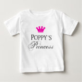 Poppy-Prinzessin Baby T-shirt (Vorderseite)