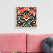 Poppy Protege Leinwanddruck (Insitu (Wohnzimmer))
