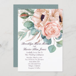 Poppy Radiance Wedding Einladung