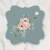 Poppy Radiance Wedding Geschenkanhänger (Rückseite)