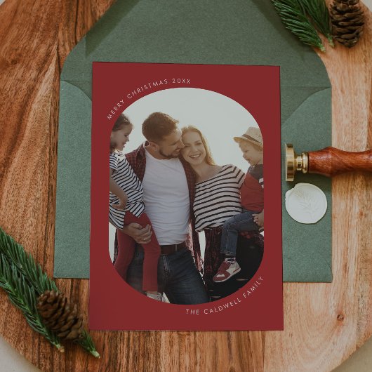 POPPY Red Modern Fun Family DIY Foto Weihnachten