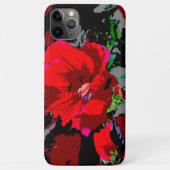 Poppy Red Retro Blumendesign Case-Mate iPhone Hülle (Rückseite)
