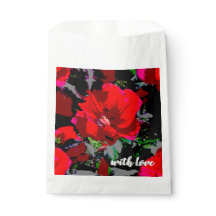 Poppy Red Retro Blumendesign