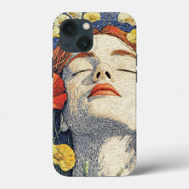 Poppy Reverie Dreaming Redhead Graphic IPhone Fall 16 Hülle