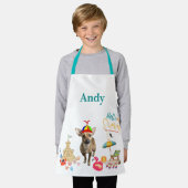 Poppy sagt Hallo Sommer Schürze (Getragen)