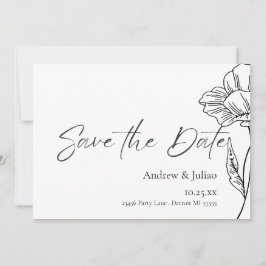 Poppy Save The Date