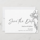 Poppy Save The Date (Rückseite)