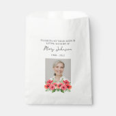Poppy Seed Packet Memorial Funeral Favor Bag Geschenktütchen (Vorderseite)